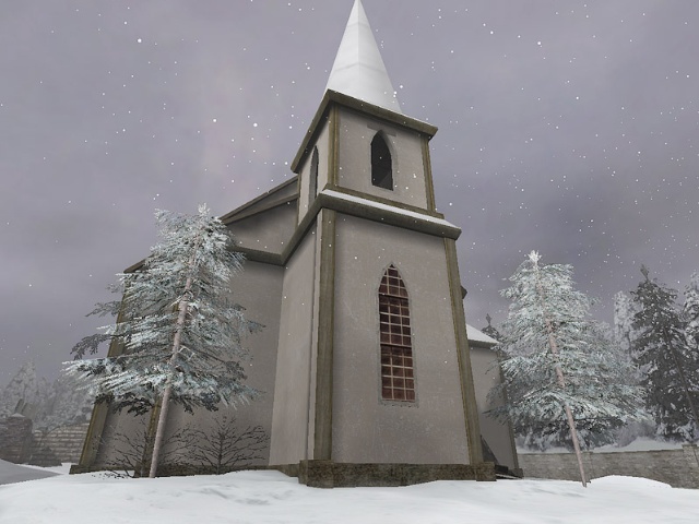Destroyed Village Snow